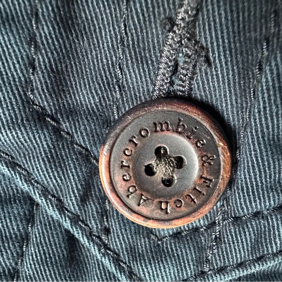 Y2K Abercrombie & Fitch Men’s Military Plaid Lined Jacket, Size Small - Picture 2 of 7